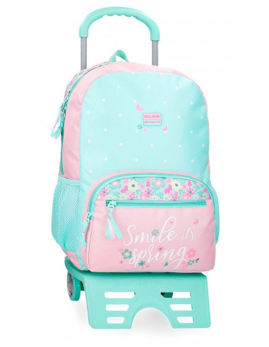 MOCHILA ADAP. 42CM C/CARRO ROLL ROAD SPRING DREAM